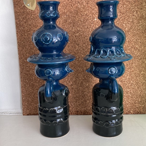 Vintage Rosenthal Bjorn Wiinblad Candlesticks Man Woman - Picture 2 of 6